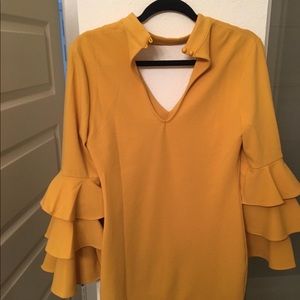 Short on me, worn only once